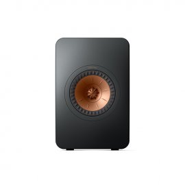 KEF LS50 Meta Loudspeakers in Carbon Black front