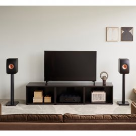 KEF LS50 Meta Loudspeakers in Carbon Black