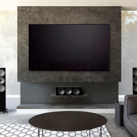 Kef R7 Floorstanding Speakers in Black - Ex Display
