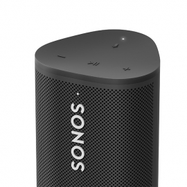 Sonos Roam Smart Speaker with Voice Control in Black zoom