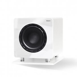 Elipson Prestige Facet SUB10 Subwoofer in White angle