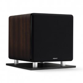 Elipson Prestige Facet SUB10 Subwoofer in Black/Walnut grille