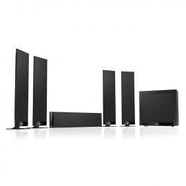 KEF T305 5.1 Home Theatre Speaker System Package in Black